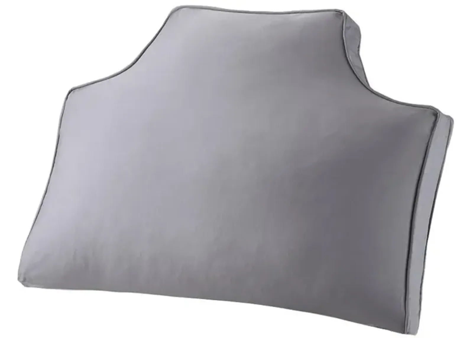 Belen Kox Elegant Grey Cotton Headboard Pillow, Belen Kox