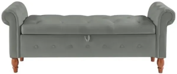 Bedroom Storage Bench for End of Bed, Upholstered Bench with Hidden Compartment