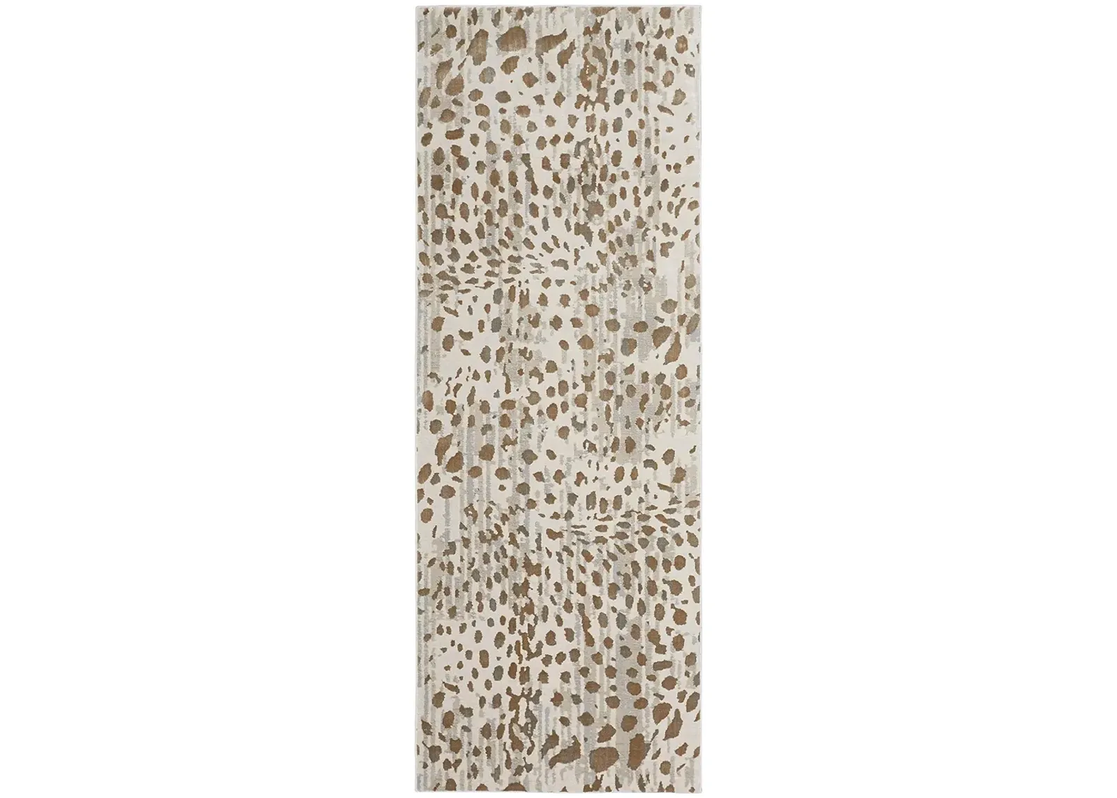 Waldor 3837F Brown/Ivory/Tan 2'10" x 7'10" Rug