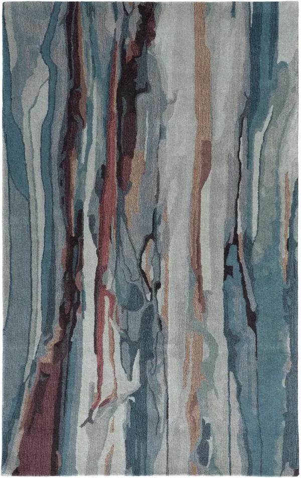 Amira 8634F Blue/Red/Ivory 10' x 14' Rug