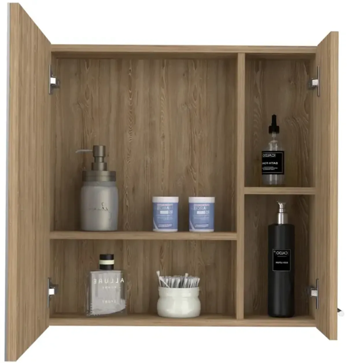 Streamdale Sines Medicine Cabinet, Four Internal Shelves, Single Door - Pine