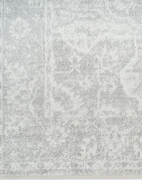 Astra Machine Washable ASW12 Gray 4' x 6' Rug