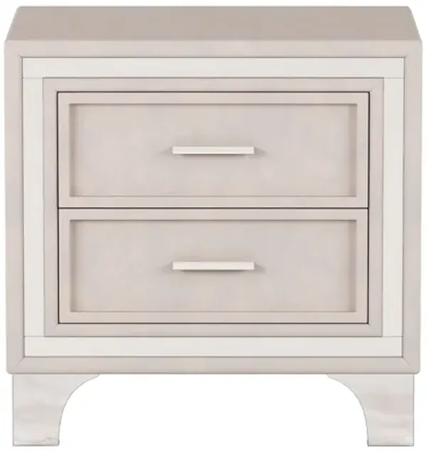 Merax  Mid Century 2-Drawer Nightstand