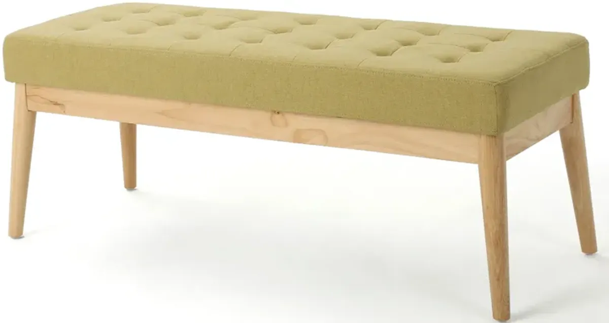 Merax Modern Upholstered Ottoman Bench Footrest