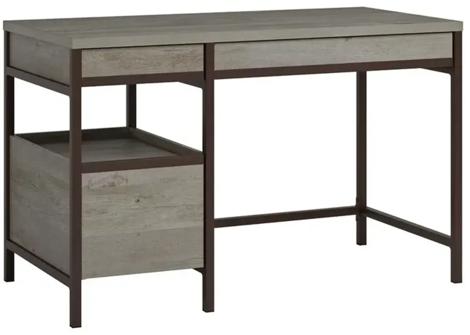 Sauder Manhattan Gate Single Ped Desk Moa