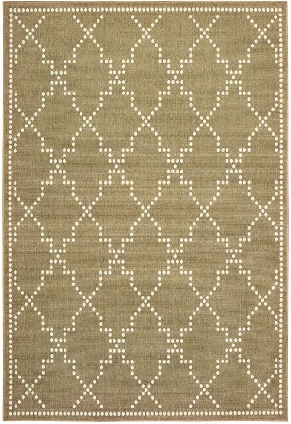 Marina 2'5" x 4'5" Tan Rug