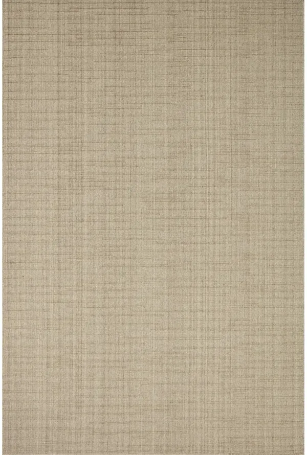 Brooks BRO01 Oatmeal 3'6" x 5'6" Rug