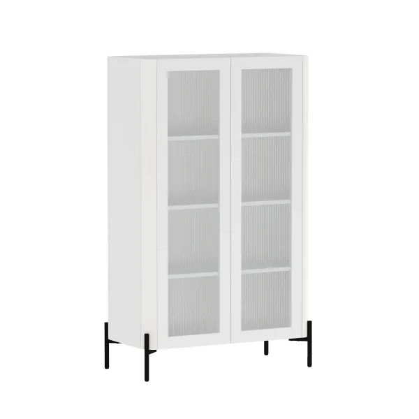 Abbey White Décor Cabinet and Sideboard Set