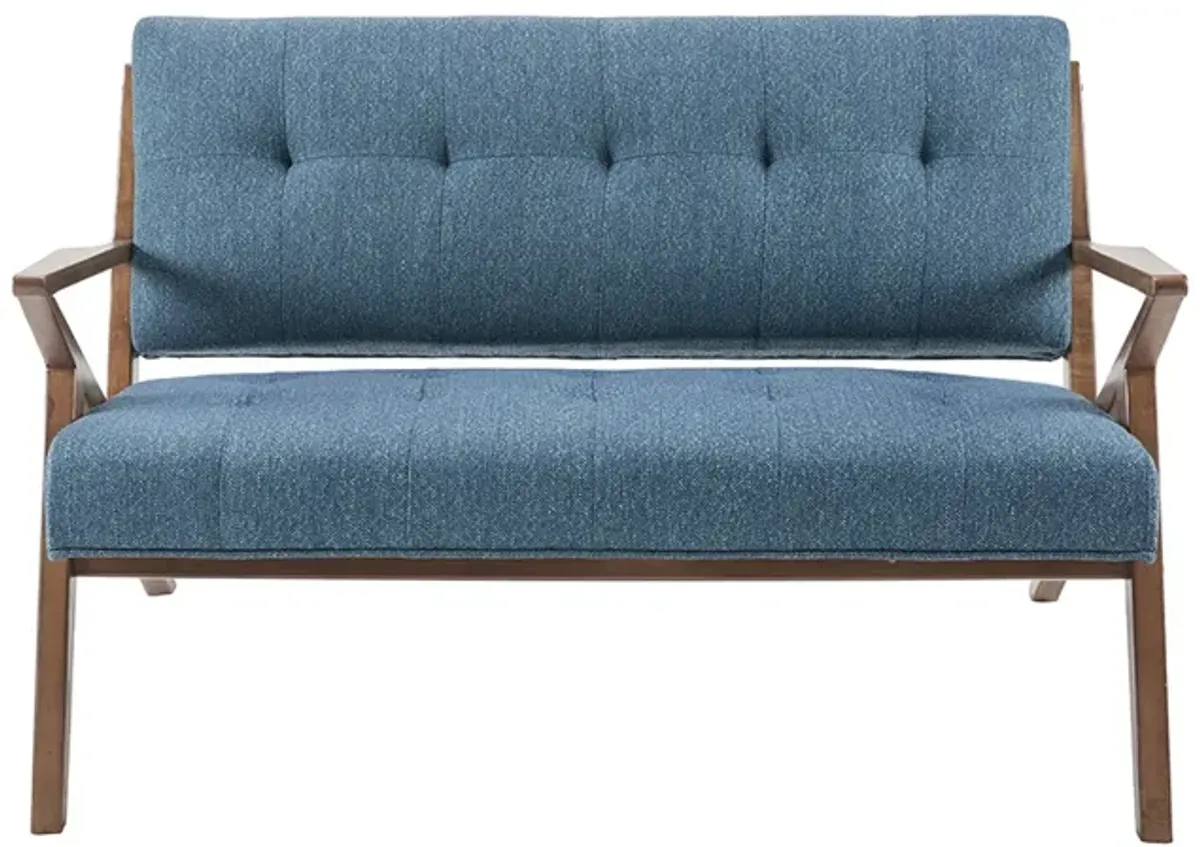 Gracie Mills Preston Embrace Elegance Inviting Loveseat for Your Space