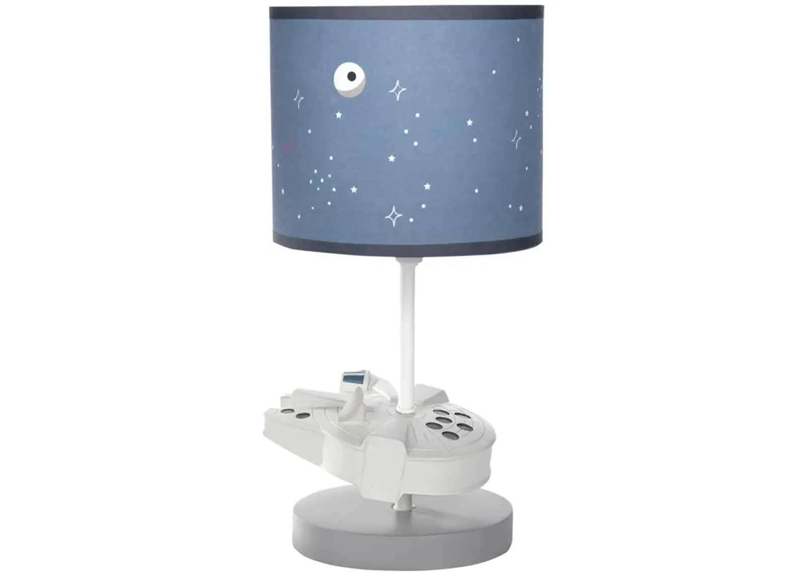 Lambs & Ivy Star Wars Signature Millennium Falcon Lamp with Shade & Bulb