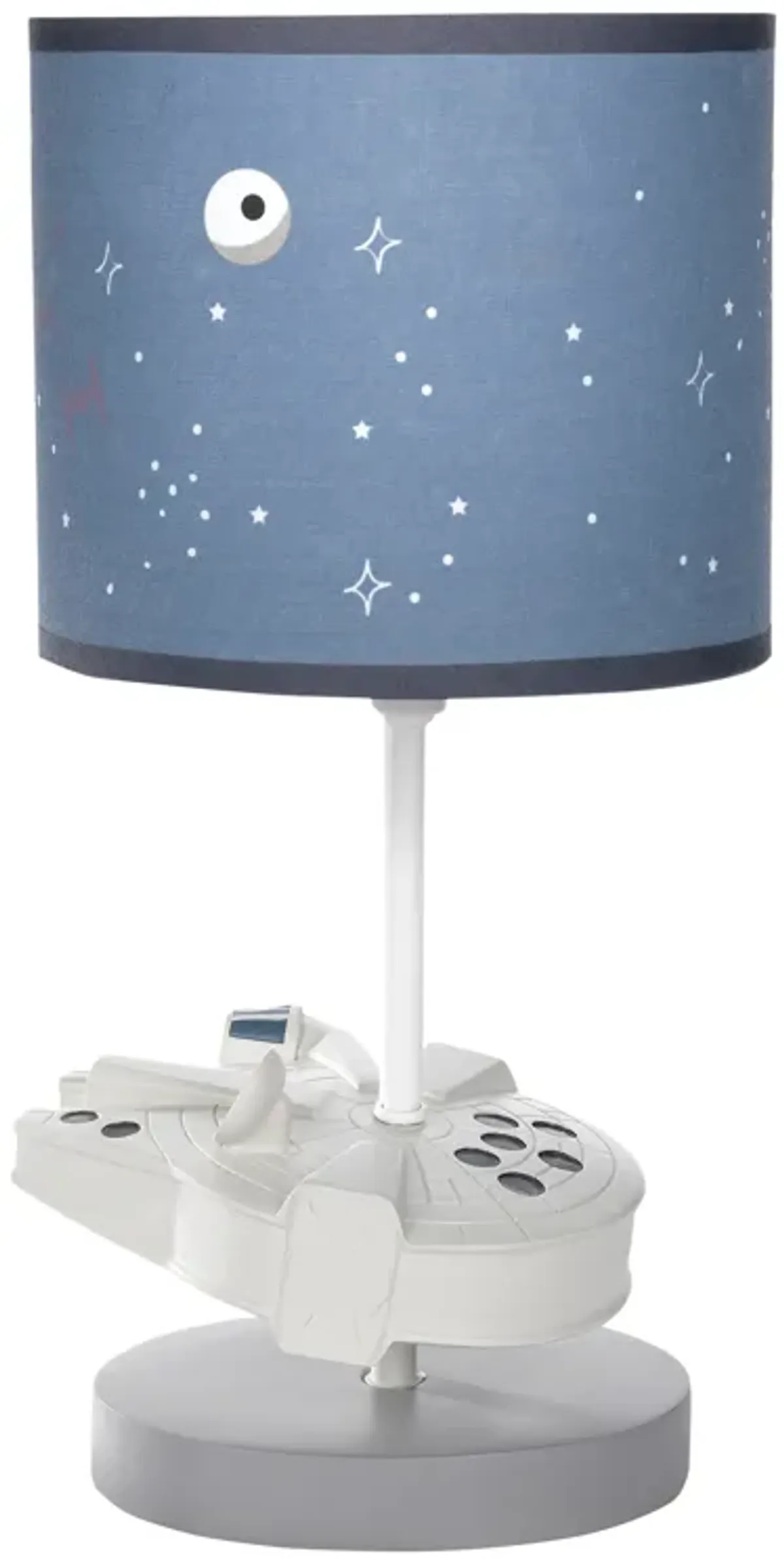 Lambs & Ivy Star Wars Signature Millennium Falcon Lamp with Shade & Bulb