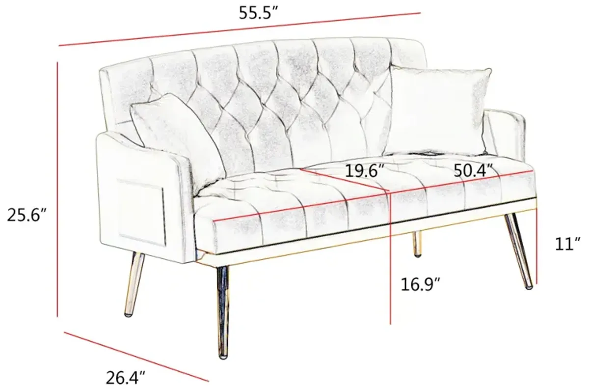 2 Seater Sofa for Home or Office Use