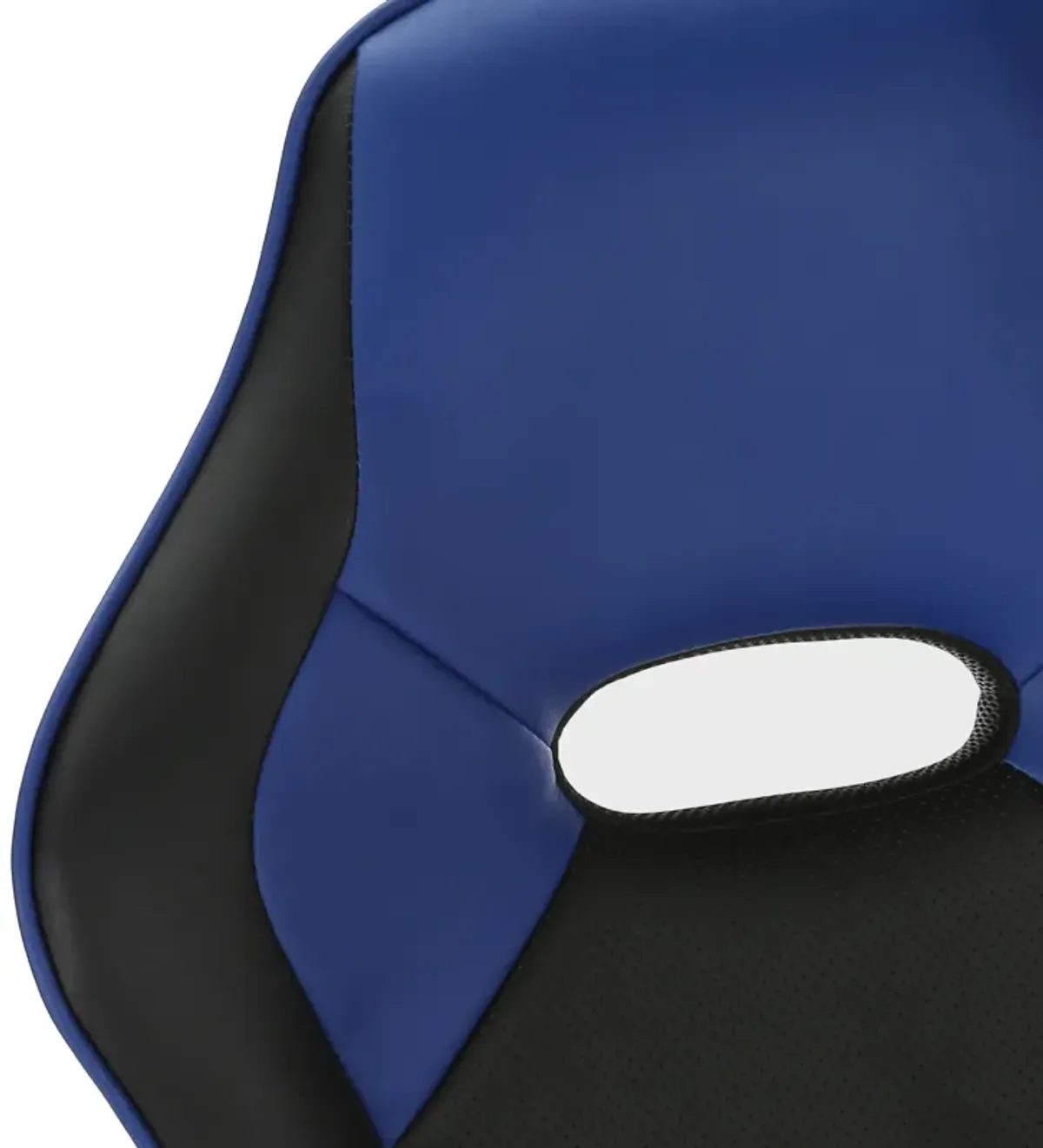 Monarch Specialties I 7328 Office Chair, Gaming, Adjustable Height, Swivel, Ergonomic, Armrests, Computer Desk, Work, Pu Leather Look, Metal, Blue, Black, Contemporary, Modern