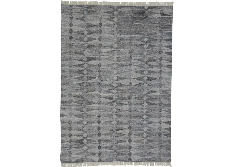 Beckett 0814F Gray/Silver/Ivory 8' x 10' Rug