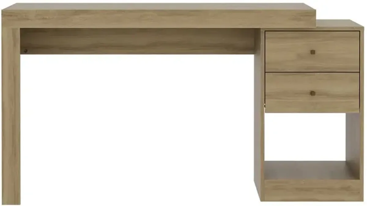 Techni Mobili Expandable Home Office Desk, Pine