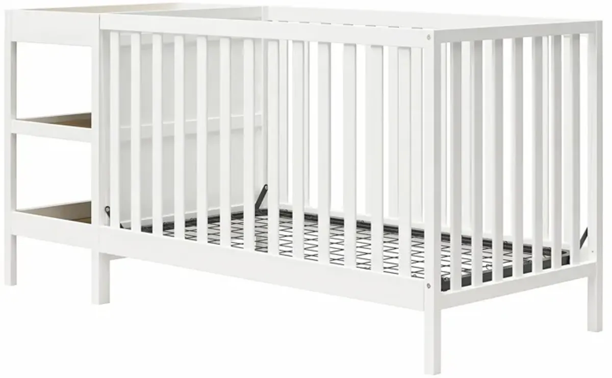 Ema 3-in-1 Convertible Crib & Changer Combo