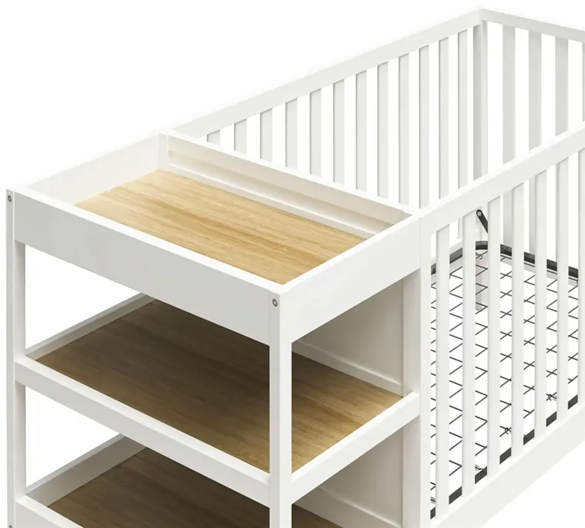 Baby Relax Ema 3-in-1 Convertible Crib & Changer Combo