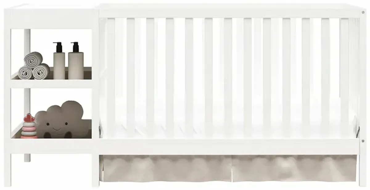 Baby Relax Ema 3-in-1 Convertible Crib & Changer Combo