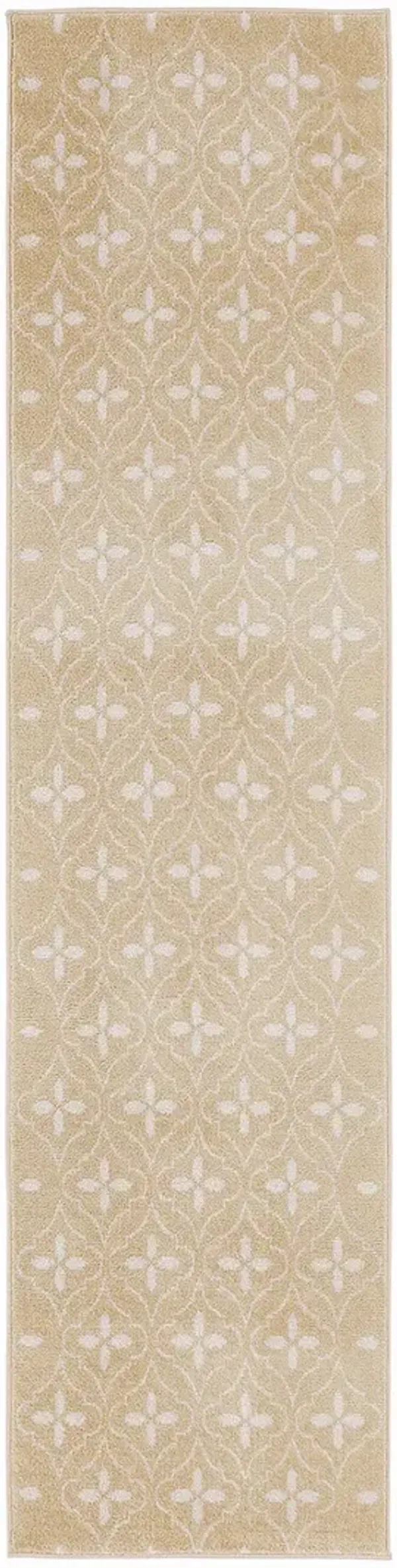 Nourison Essentials NRE04 Beige/Ivory 2'2" x 7'6" Rug