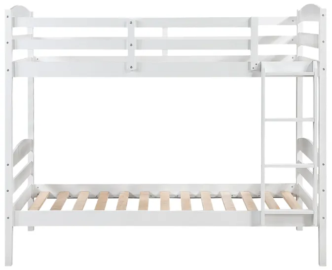 Lani White Twin Twin Bunk