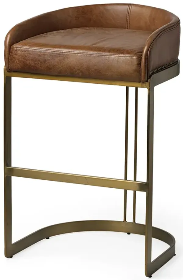 Hollyfield Leather Stool