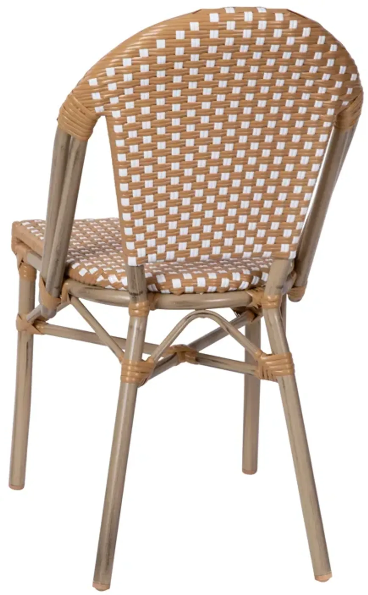 2PK White/Navy Paris Chair