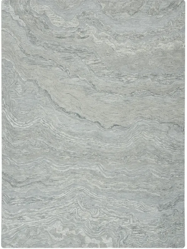Graceful GRU01 Blue 8'6" x 11'6" Rug
