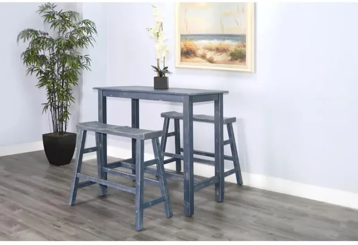 Sunny Designs Ocean Blue Pub Table