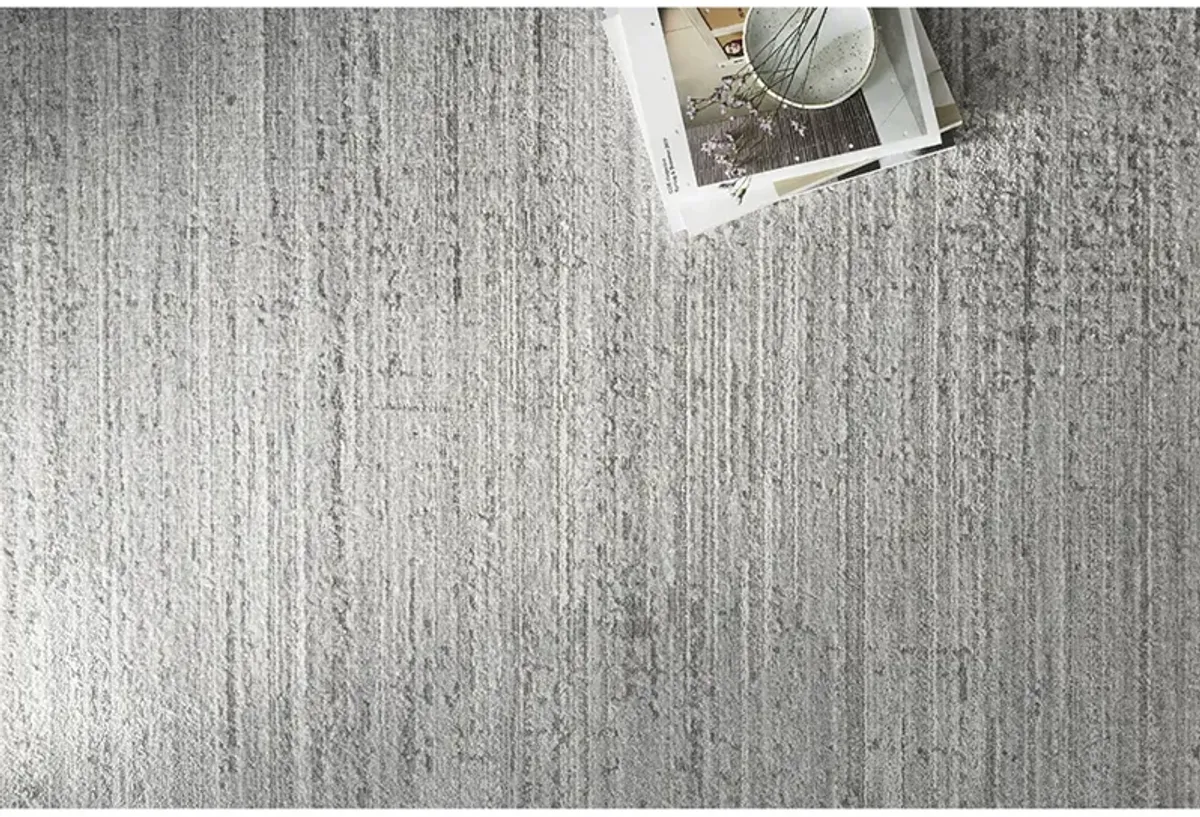 Arden ARD02 Silver/Grey 6'3" x 9' Rug