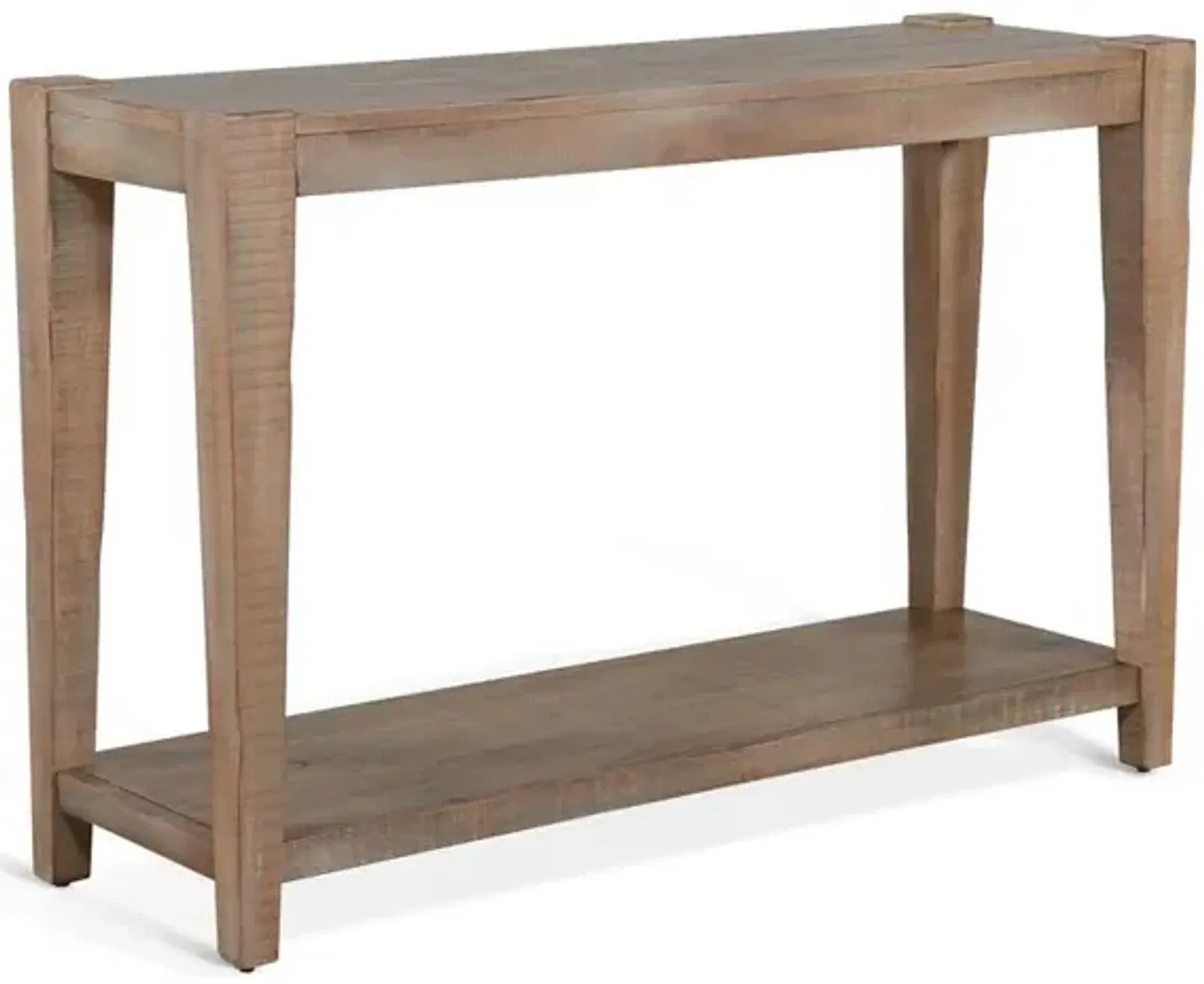 Sunny Designs 48 Sleek and Modern Wood Sofa Table in Weathered Brown