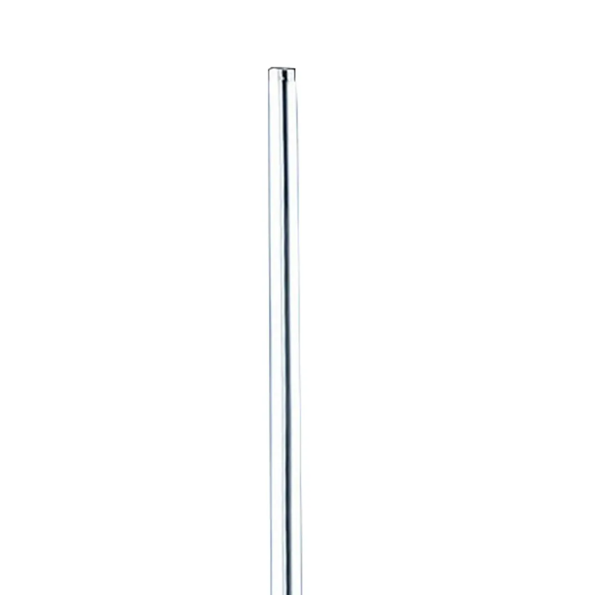 Fizo 60 Inch Floor Lamp, LED Light, Metal Base with Touch Switch, Chrome-Benzara