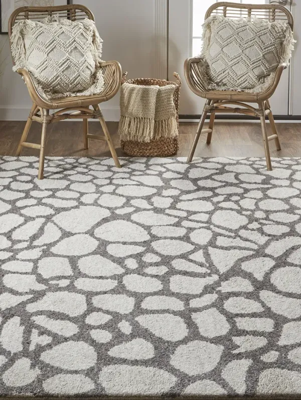 Belden T6001 Gray 7'9" x 9'9" Rug By Thom Filcia