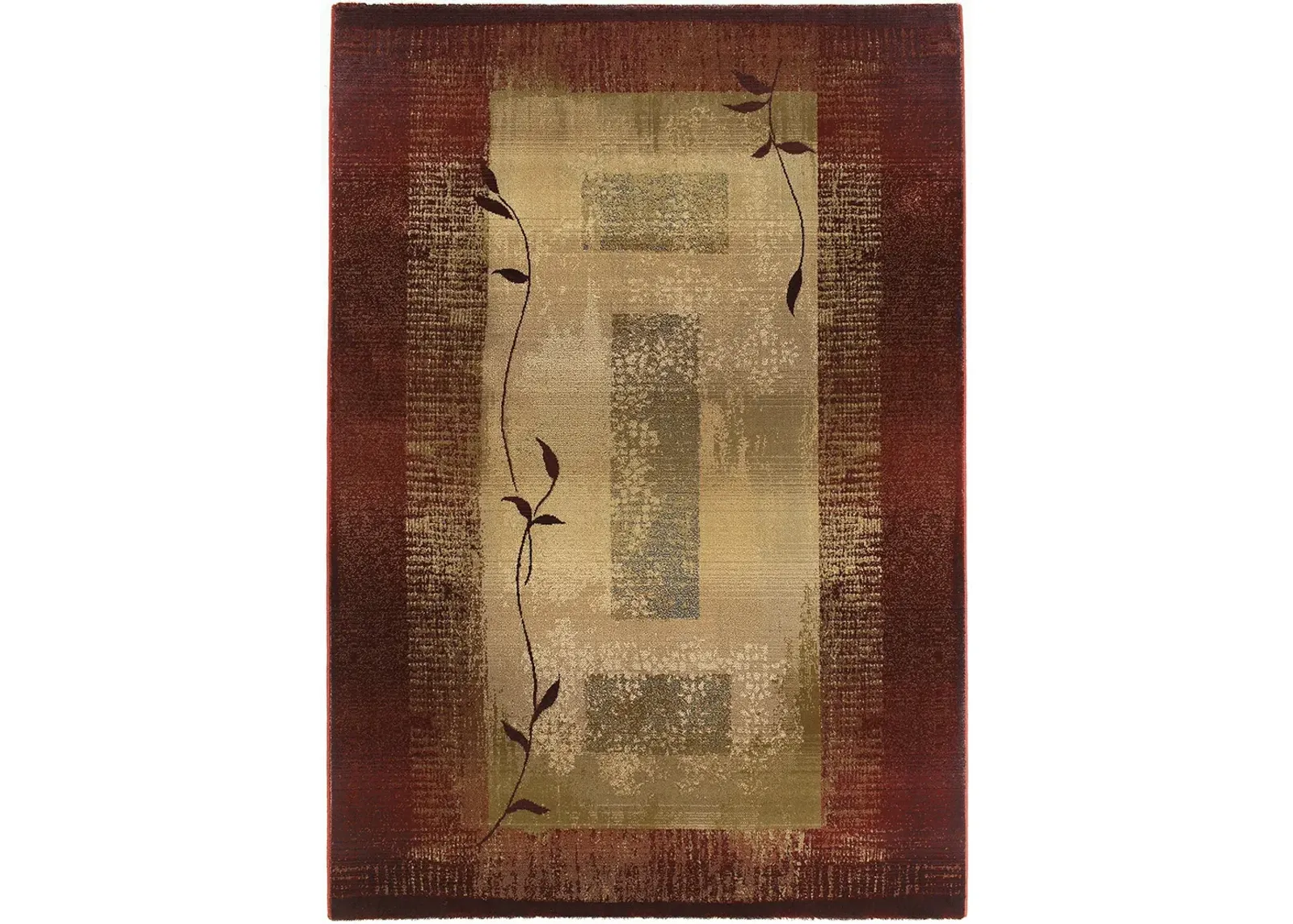 Generations 7'10" x 11' Red Rug