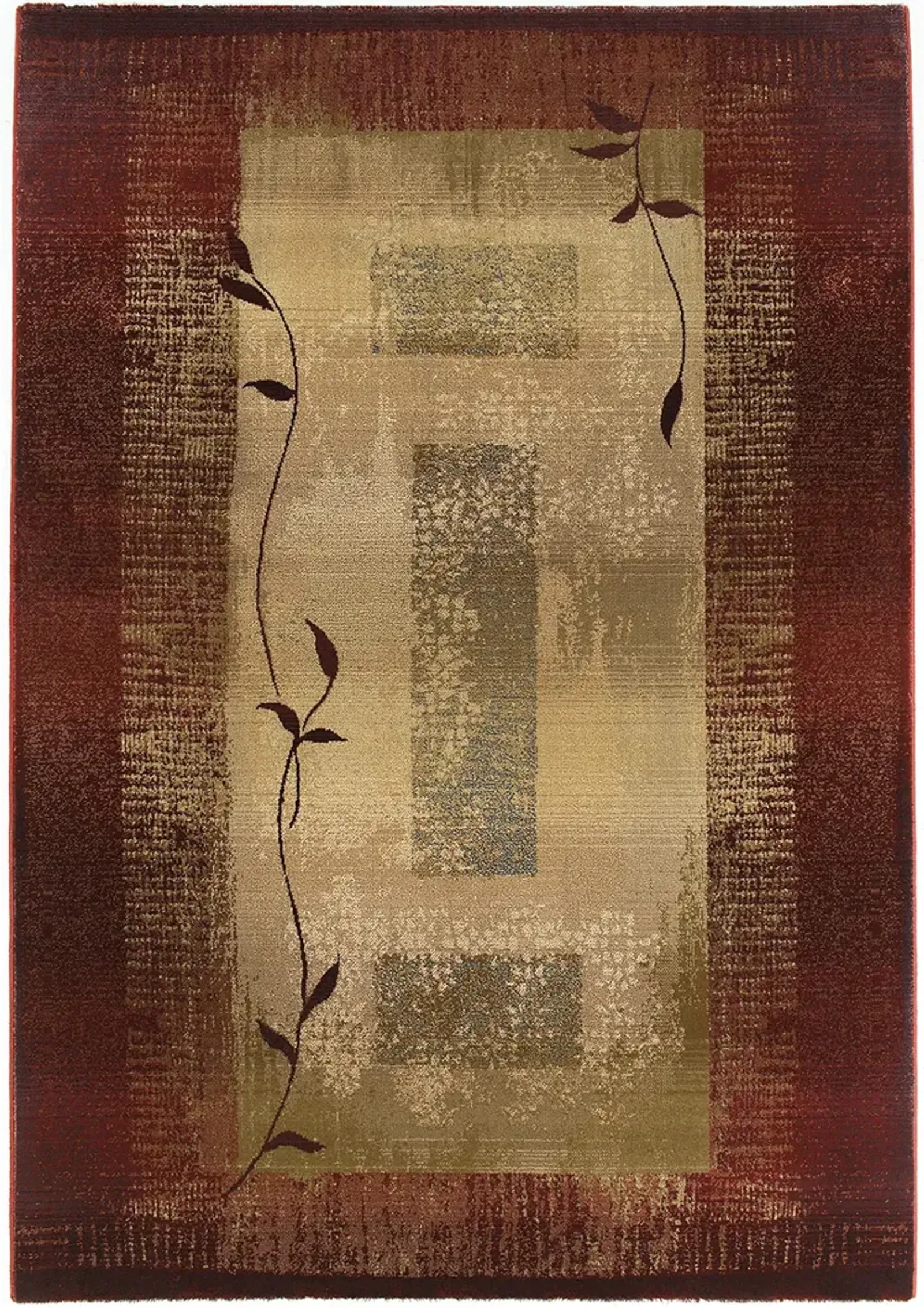 Generations 7'10" x 11' Red Rug