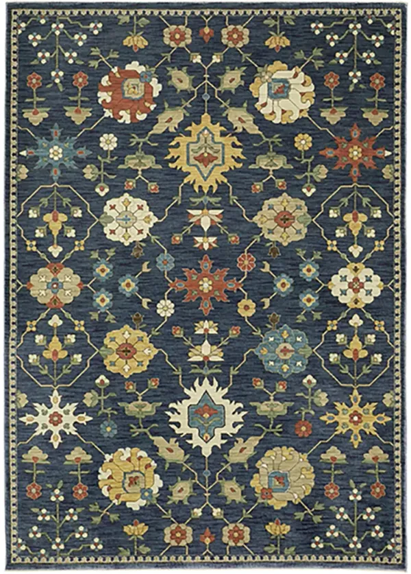 Francesca 5'3" x 7'6" Blue Rug