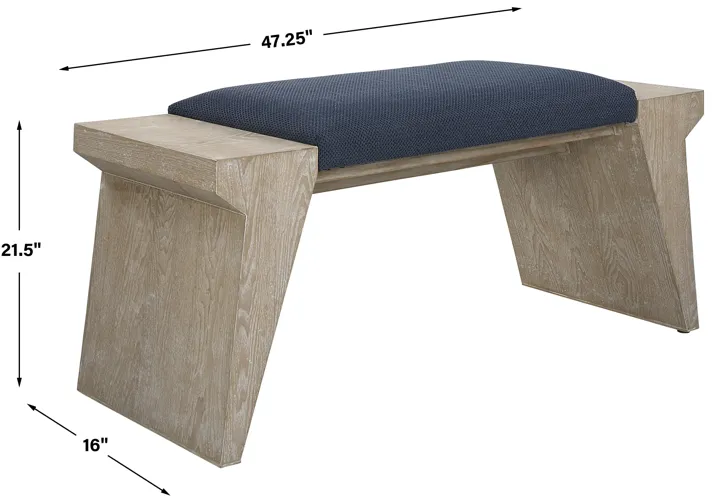 Davenport Modern Coastal Bench