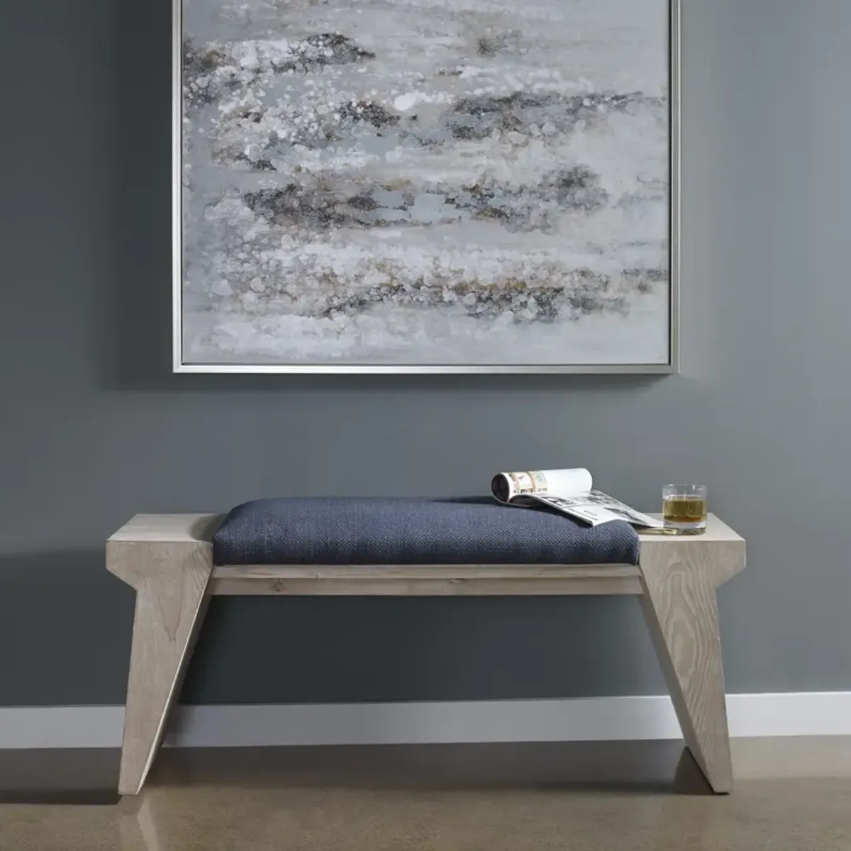 Davenport Modern Coastal Bench