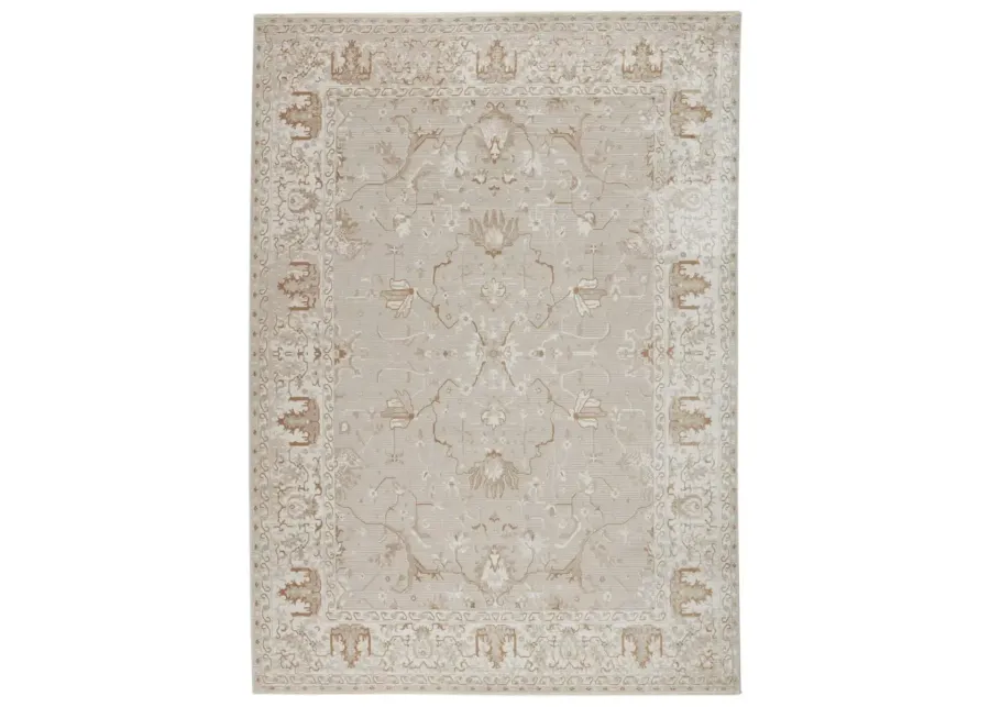 En Blanc Dhaval Gray 3' x 8' Runner Rug