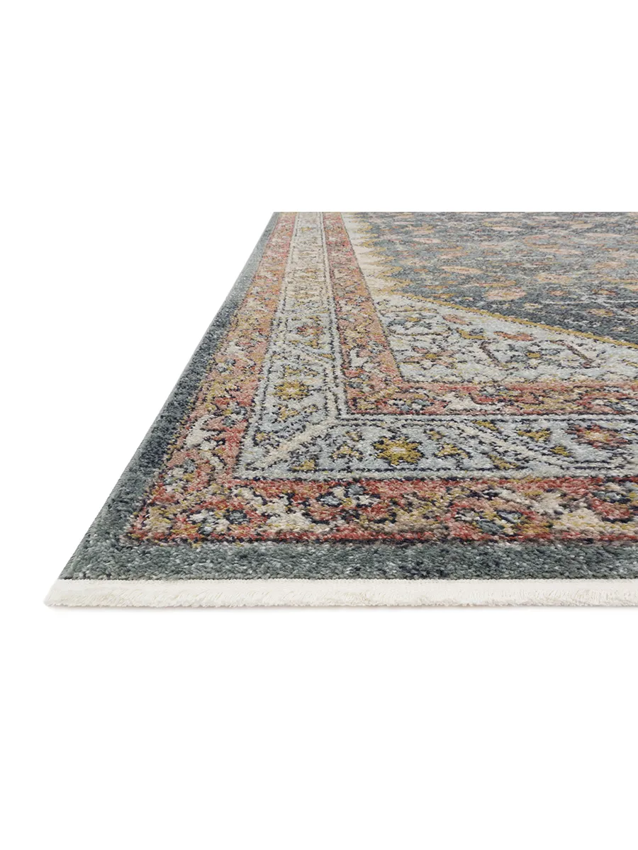 Graham GRA01 Blue/PeRoseimmon 6'7" x 9'7" Rug