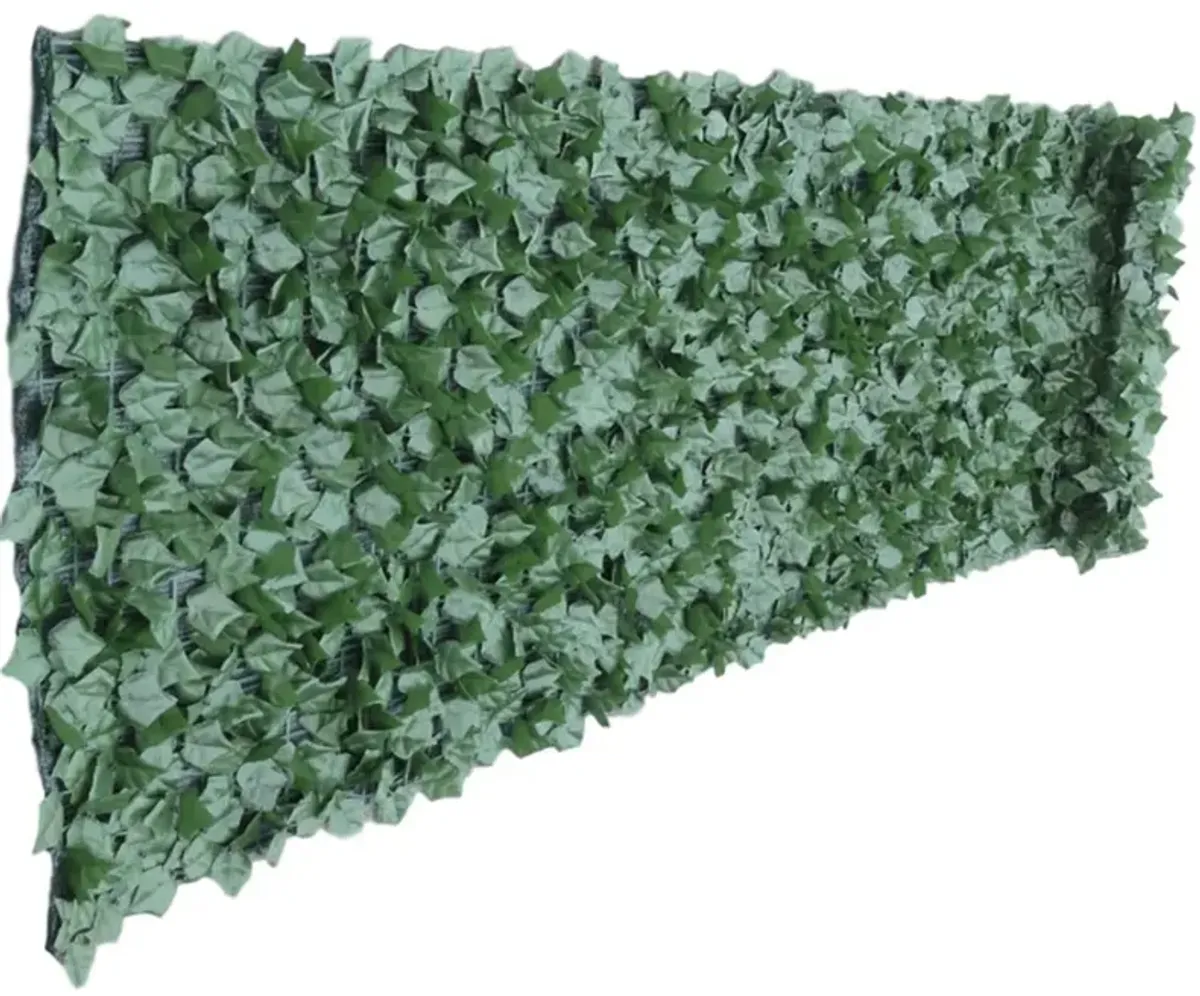 Faux Ivy Privacy Fence Shade Cloth Backing 120"L x 40"H 33SQ FT