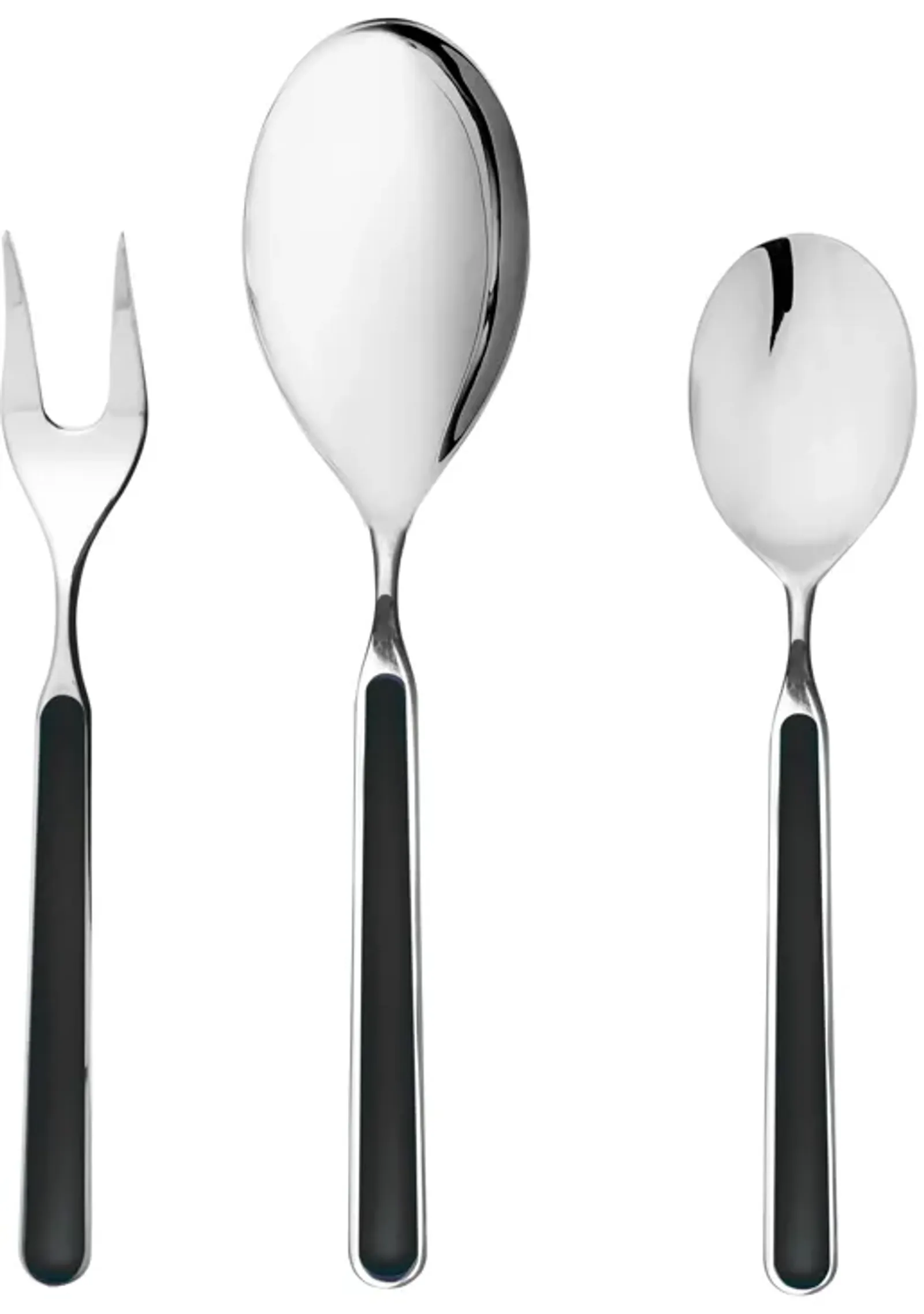 Fantasia 3-Piece Serving Set in Black