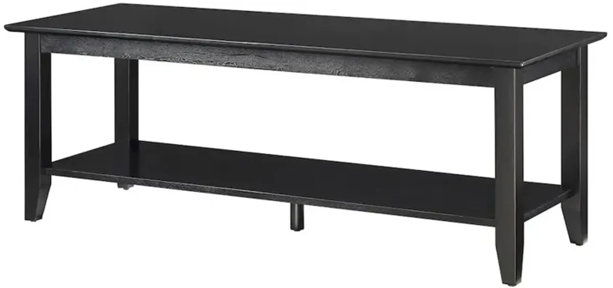 Convience Concept, Inc. American Heritage Coffee Table with Shelf