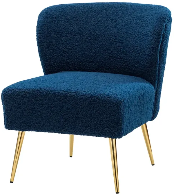 Pandrosos Side Chair With Metal Legs