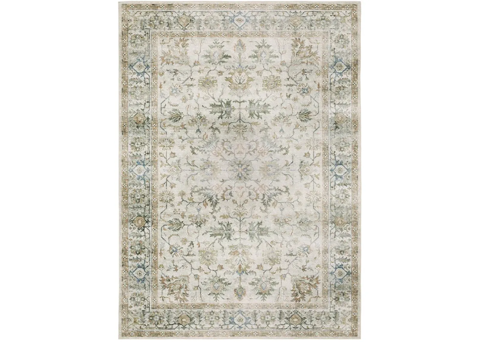 Charleston 7'6" x 10' Ivory Rug