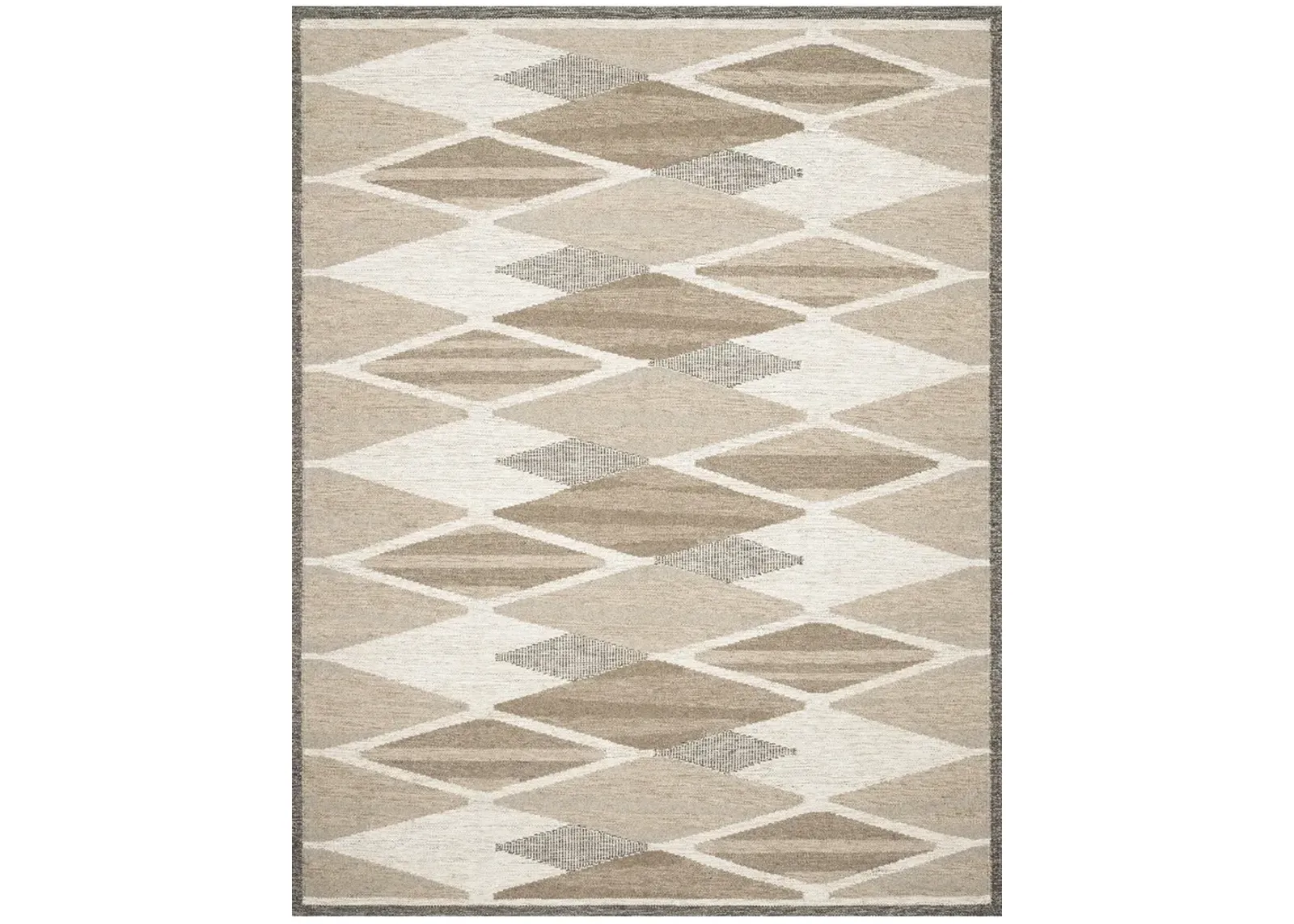 Evelina EVE04 Taupe/Bark 9'3" x 13' Rug