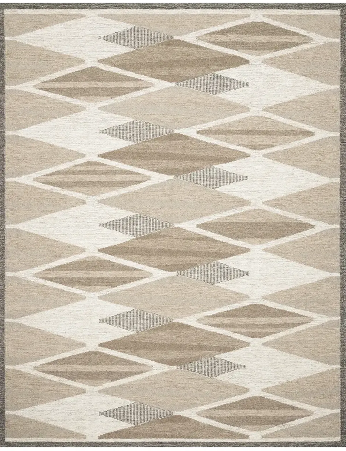 Evelina EVE04 Taupe/Bark 9'3" x 13' Rug