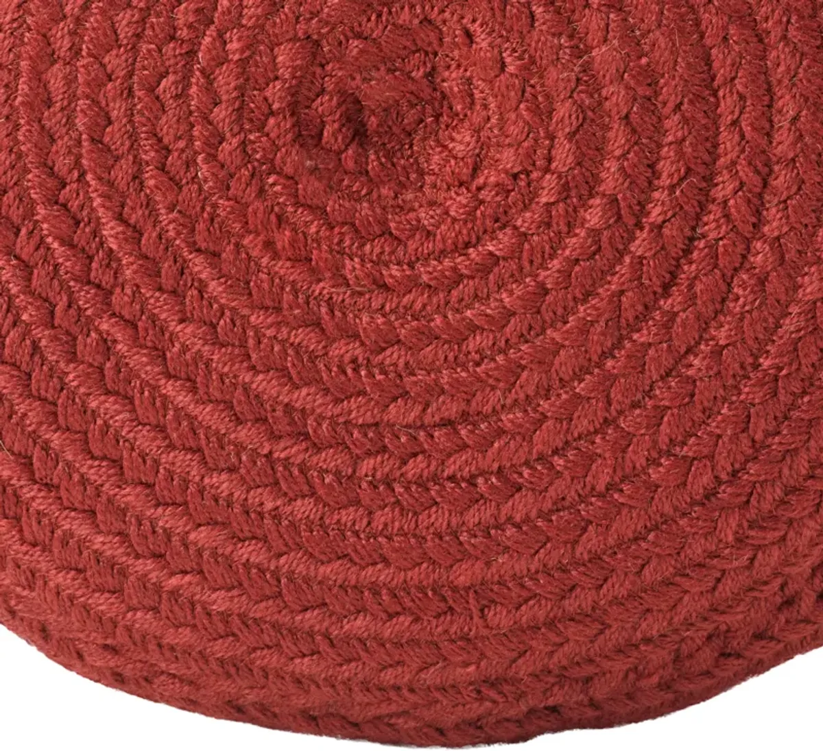 Saba Solar Pouf in Red Dahlia