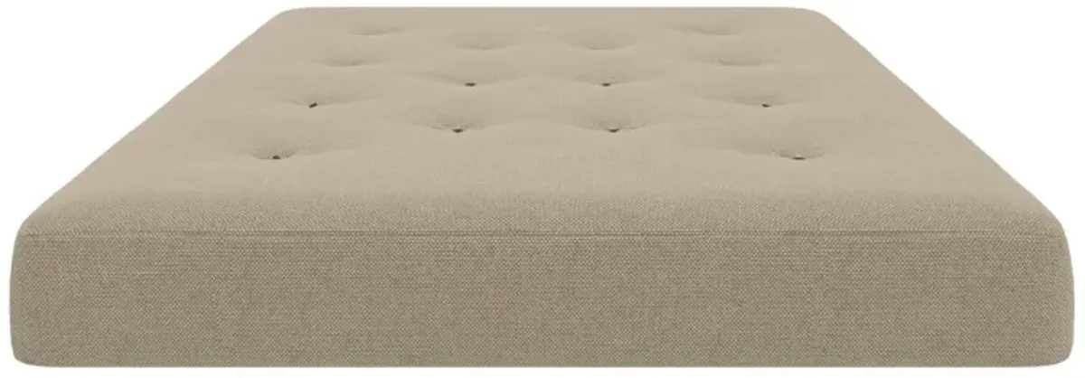 Atwater Living Bria 8" Independently Encased Coil Futon Mattress, Polyester Linen, Full