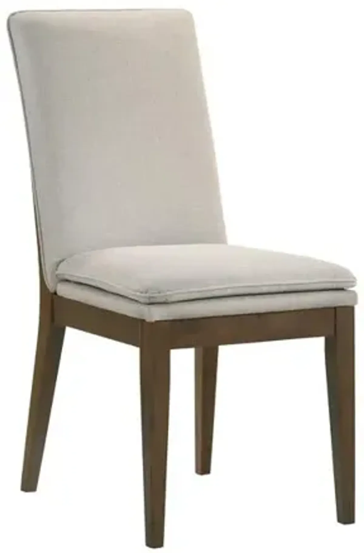 New Classic Furniture Maggie Dining Chair W/Natural Cushion-Walnut