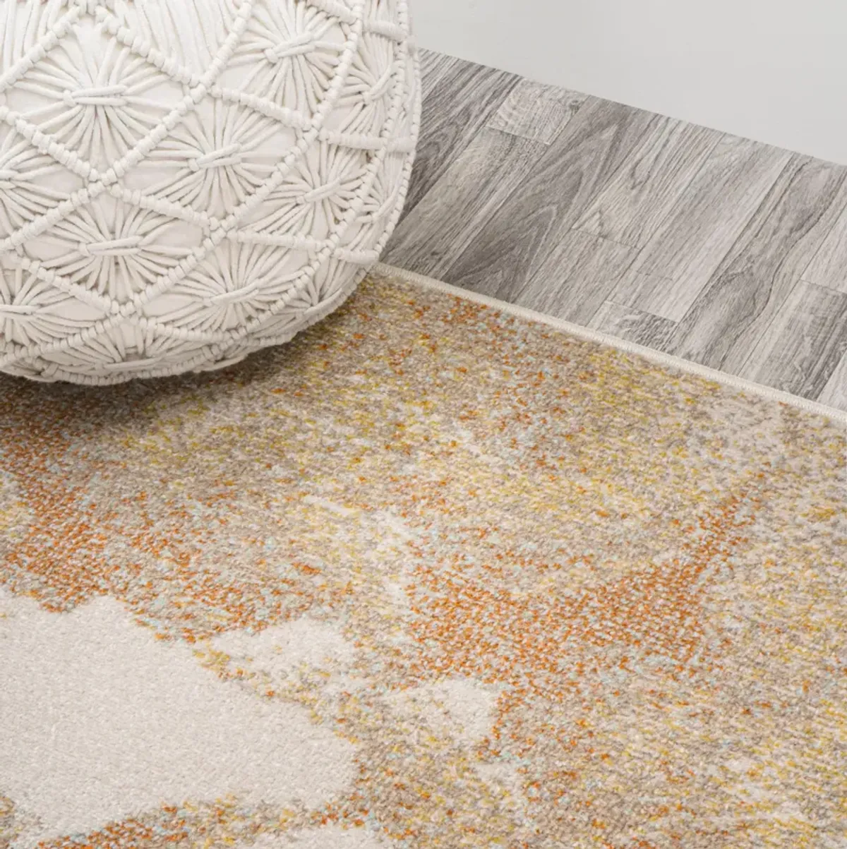 Petalo Abstract Two Tone Modern Area Rug